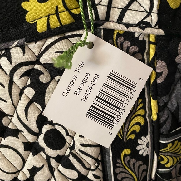 NWT Vera Bradley Campus Tote Baroque - Picture 4 of 14